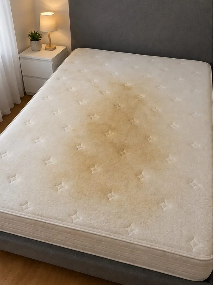 Matelas avant nettoyage
